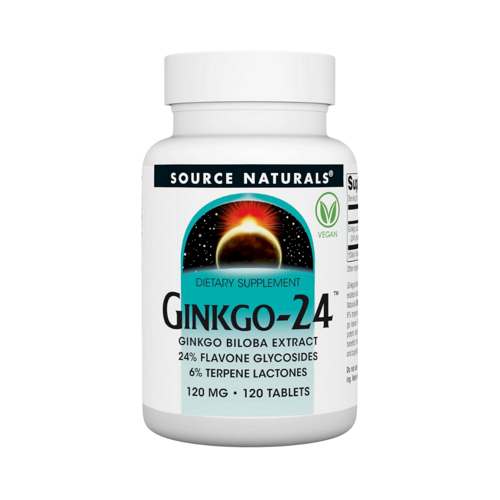 Source Naturals, Ginkgo-24, 120mg, 30 Tablets