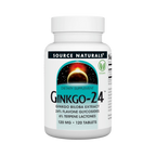 Source Naturals, Ginkgo-24, 120mg, 30 Tablets