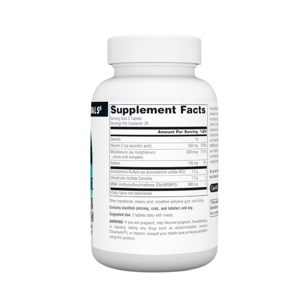 Source Naturals, Glucosamine Chondroitin Complex with MSM, 60 Tablets