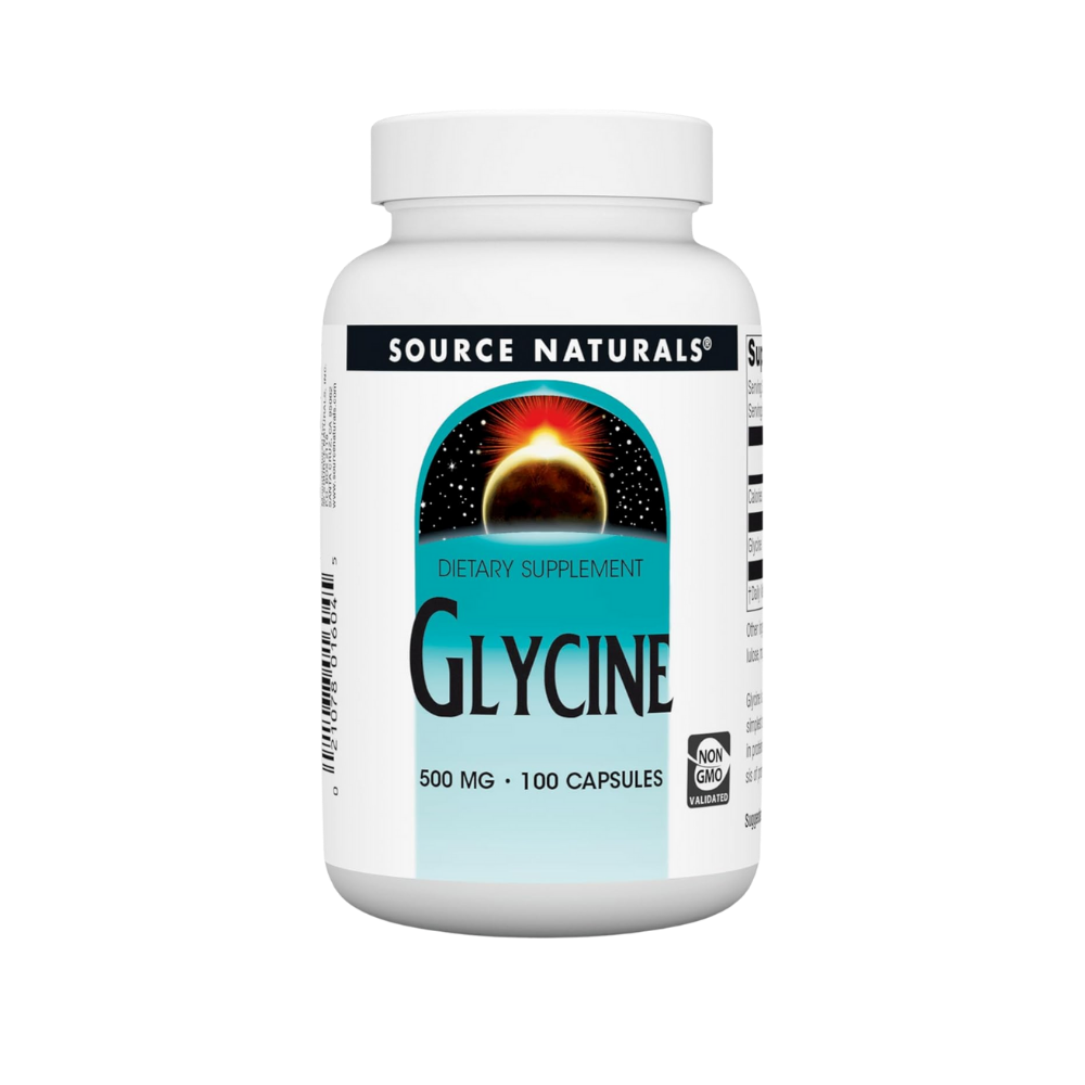 Source Naturals, Glycine, 500mg, 100 Capsules
