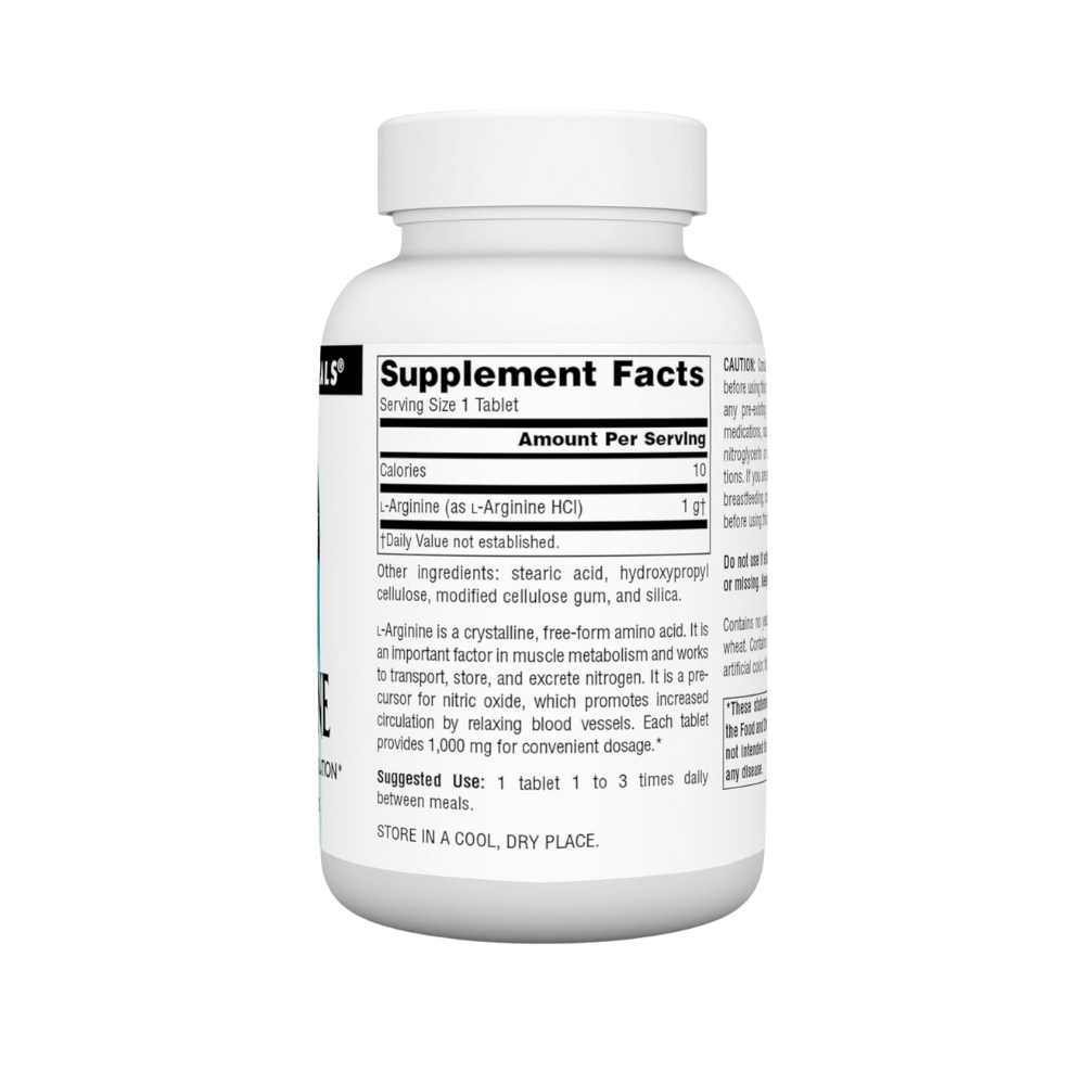 Source Naturals, L-Arginine, 1000mg, 50 Tablets