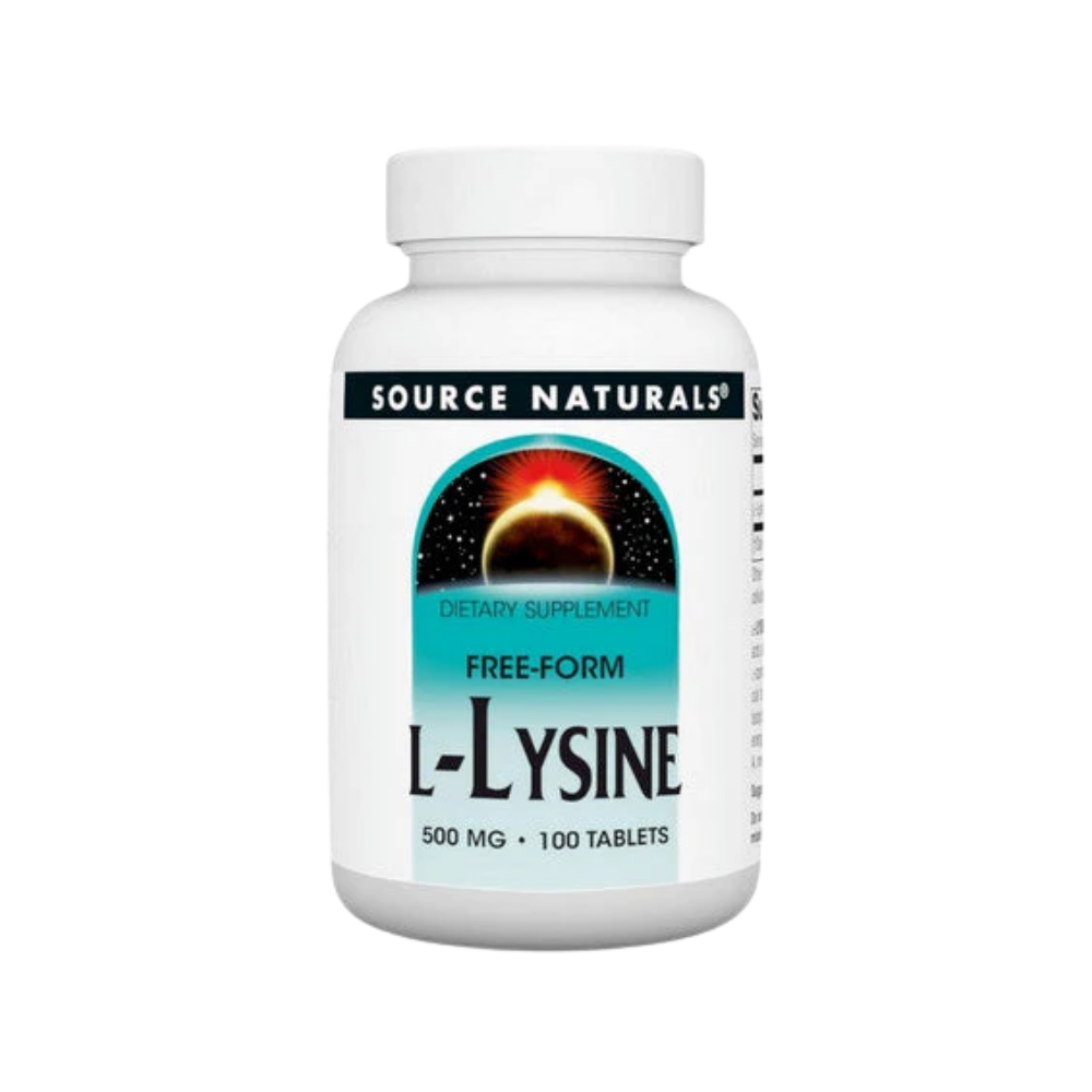 Source Naturals, L-Lysine, 500mg, 100 Tablets