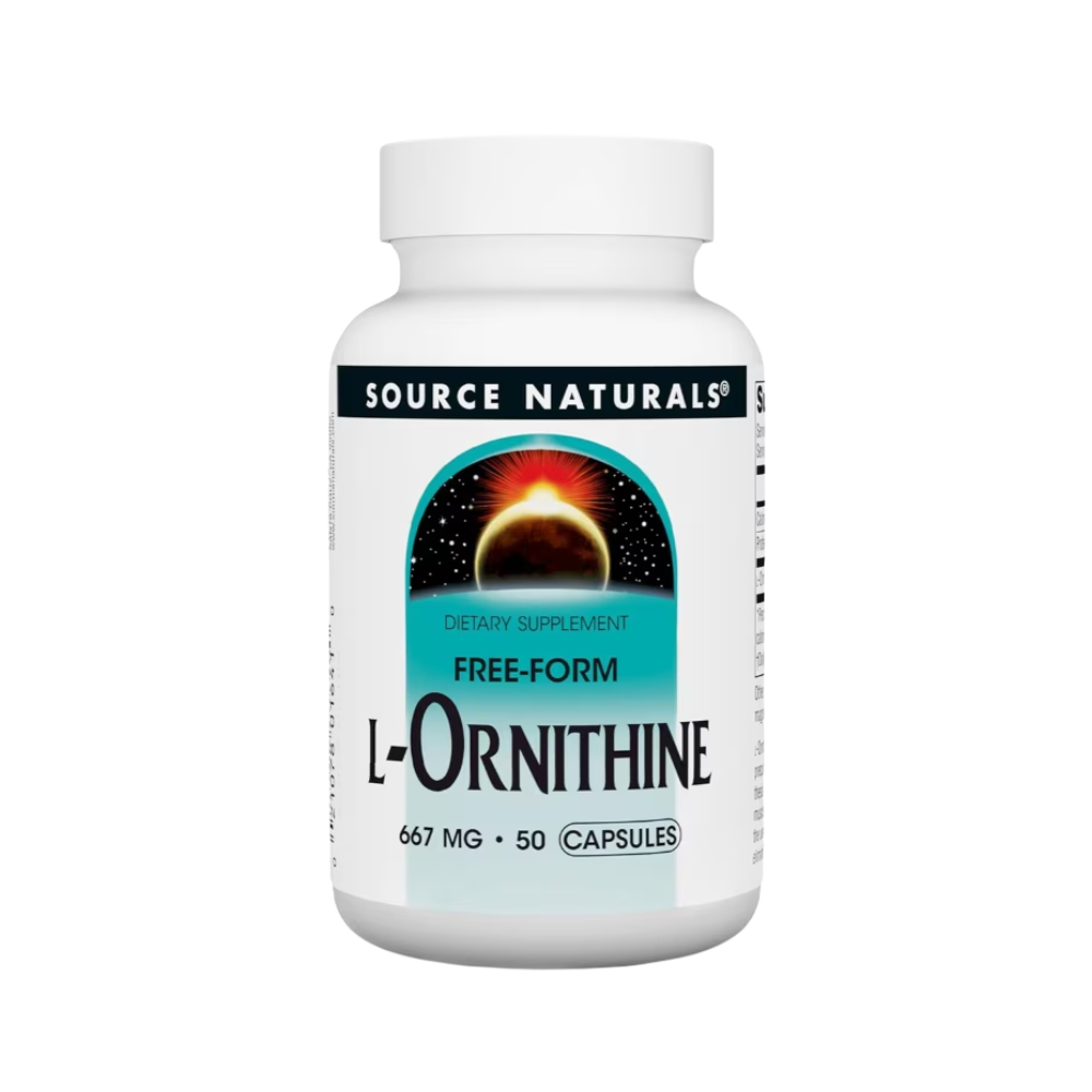 Source Naturals, L-Ornithine, 667mg, 50 capsules