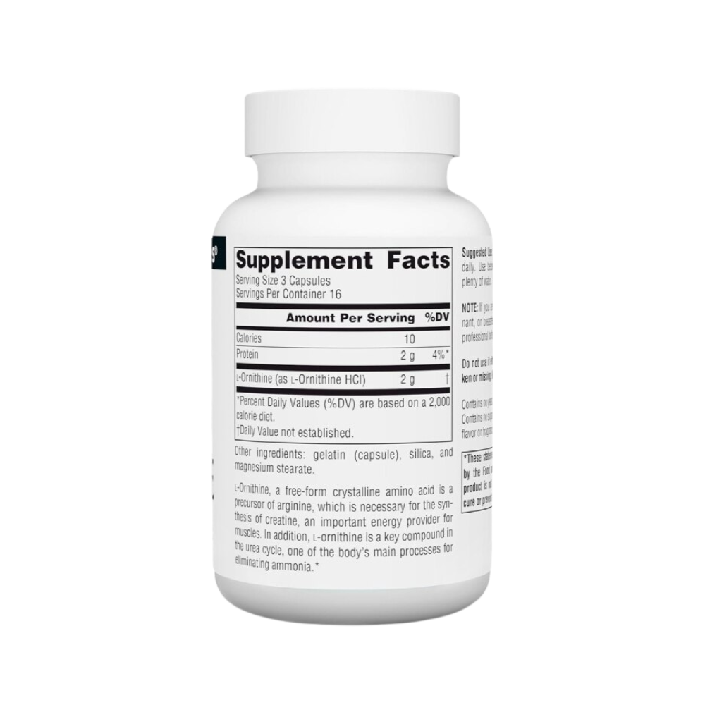 Source Naturals, L-Ornithine, 667mg, 50 capsules