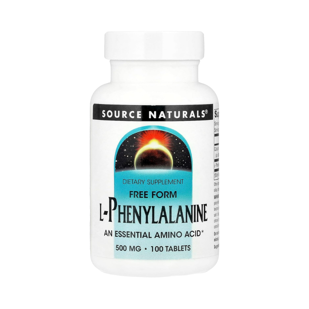 Source Naturals, L- Phenylalanine, 100 tablets