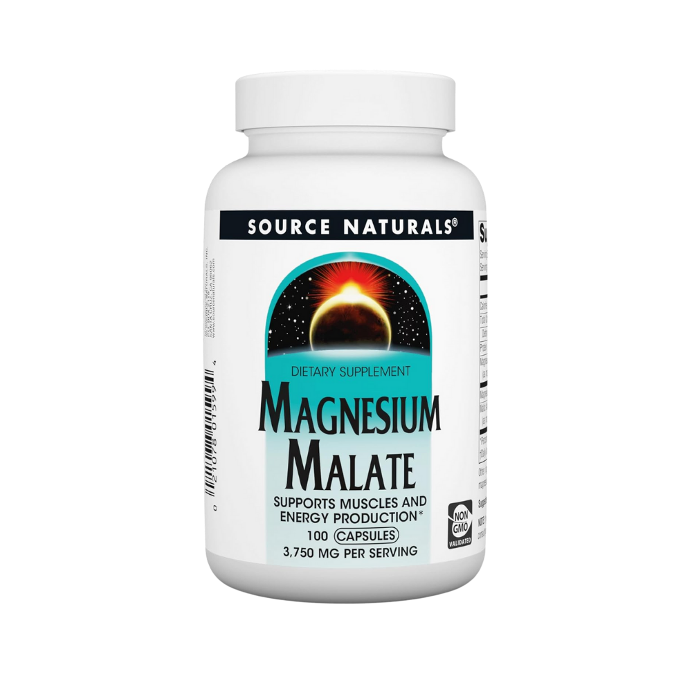Source Naturals, Magnesium Malate, 3,750mg, 100 Capsules