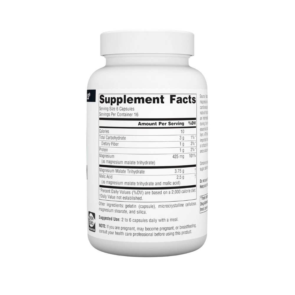 Source Naturals, Magnesium Malate, 3,750mg, 100 Capsules