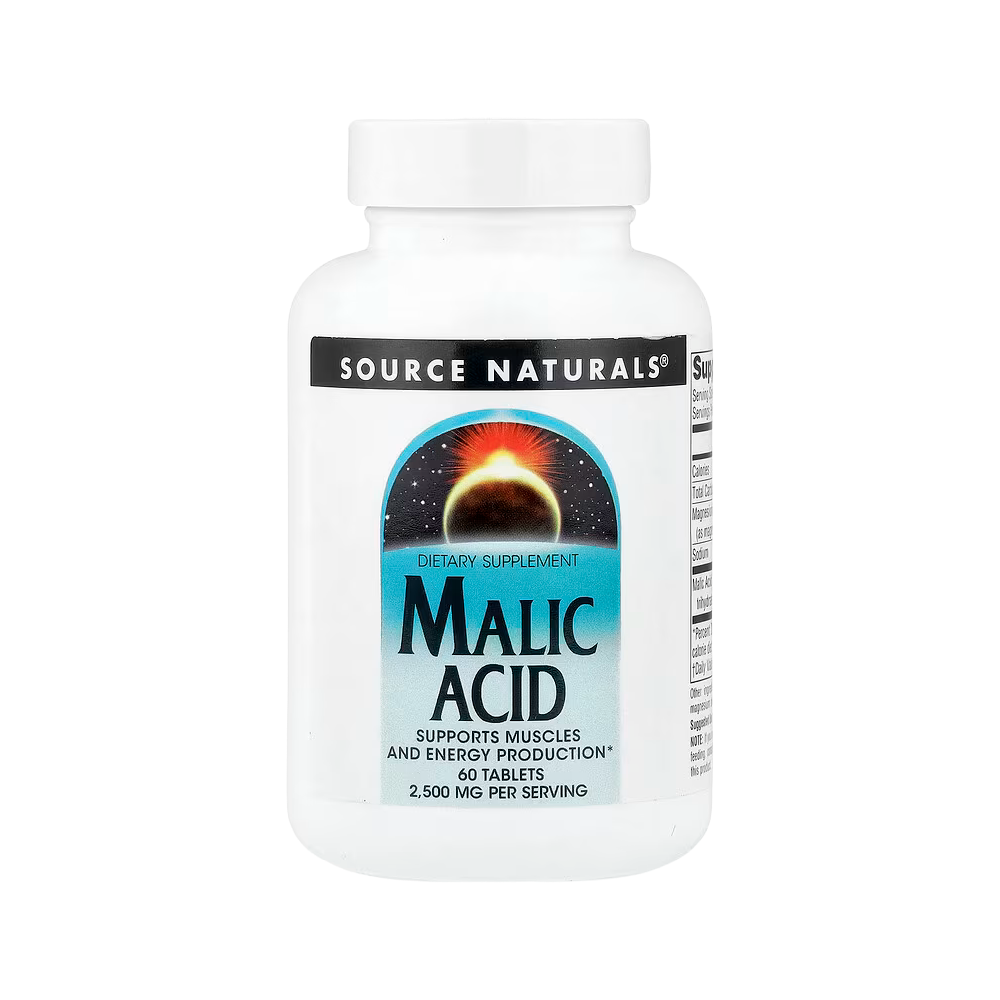 Source Naturals, Malic Acid, 60 Tablets