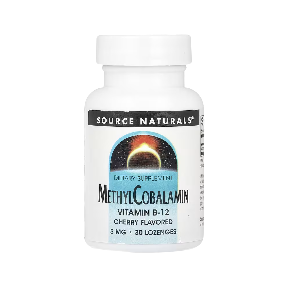 Source Naturals, MethylCobalamin, Cherry, 5 mg, 30 Lozenges