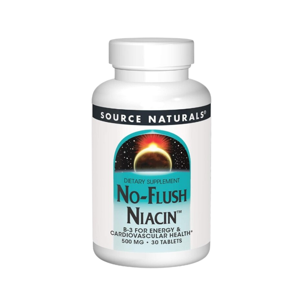 Source Naturals, No-Flush Niacin, 500mg, 30 Tablets