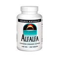 Source Naturals, Organic Alfalfa 648mg, 250 Tablets