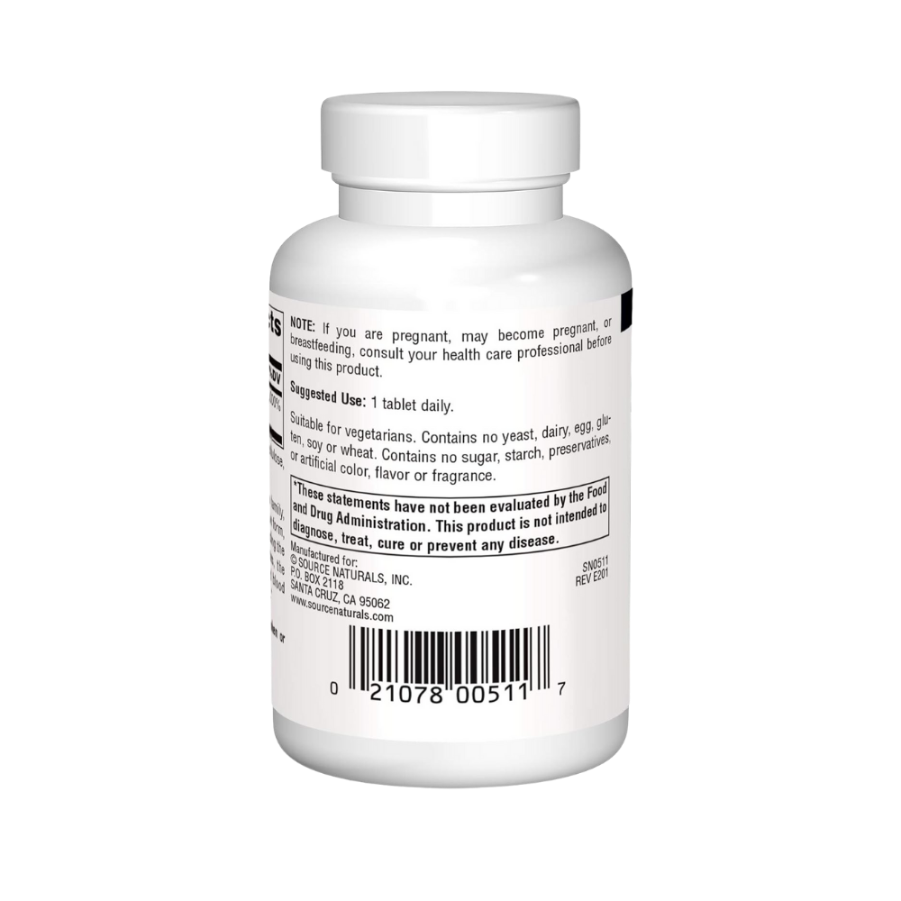 Source Naturals, Pantothenic Acid, Vitamin B5, 250mg, 100 Tablets