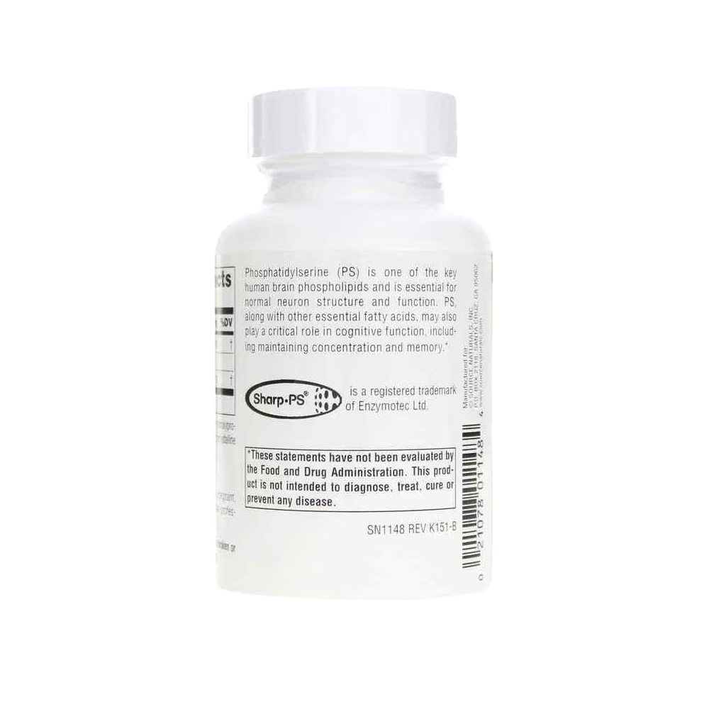 Source Naturals, Phosphatidyl Serine 100mg, 30 Capsules