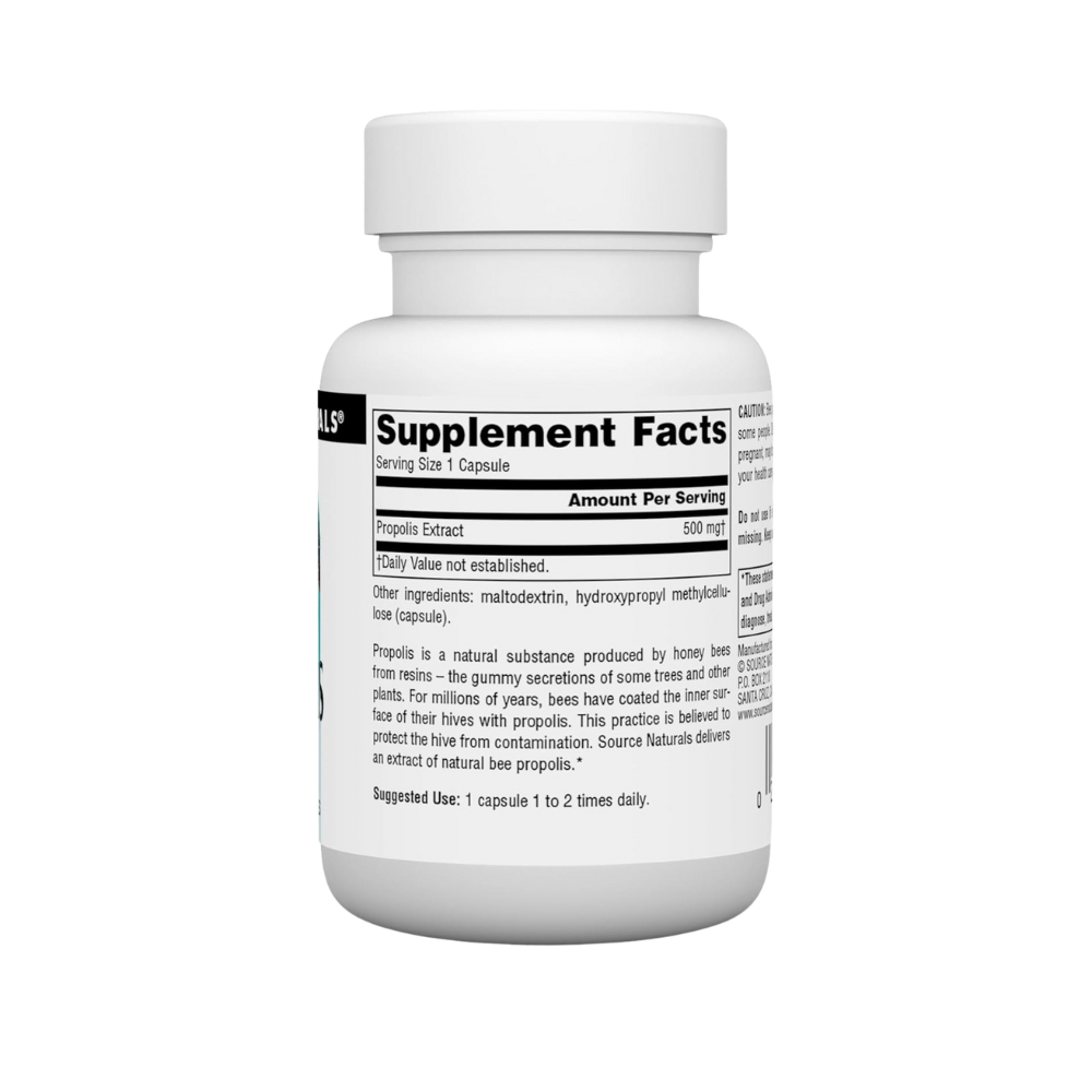 Source Naturals, Propolis Extract 500mg, 30 capsules