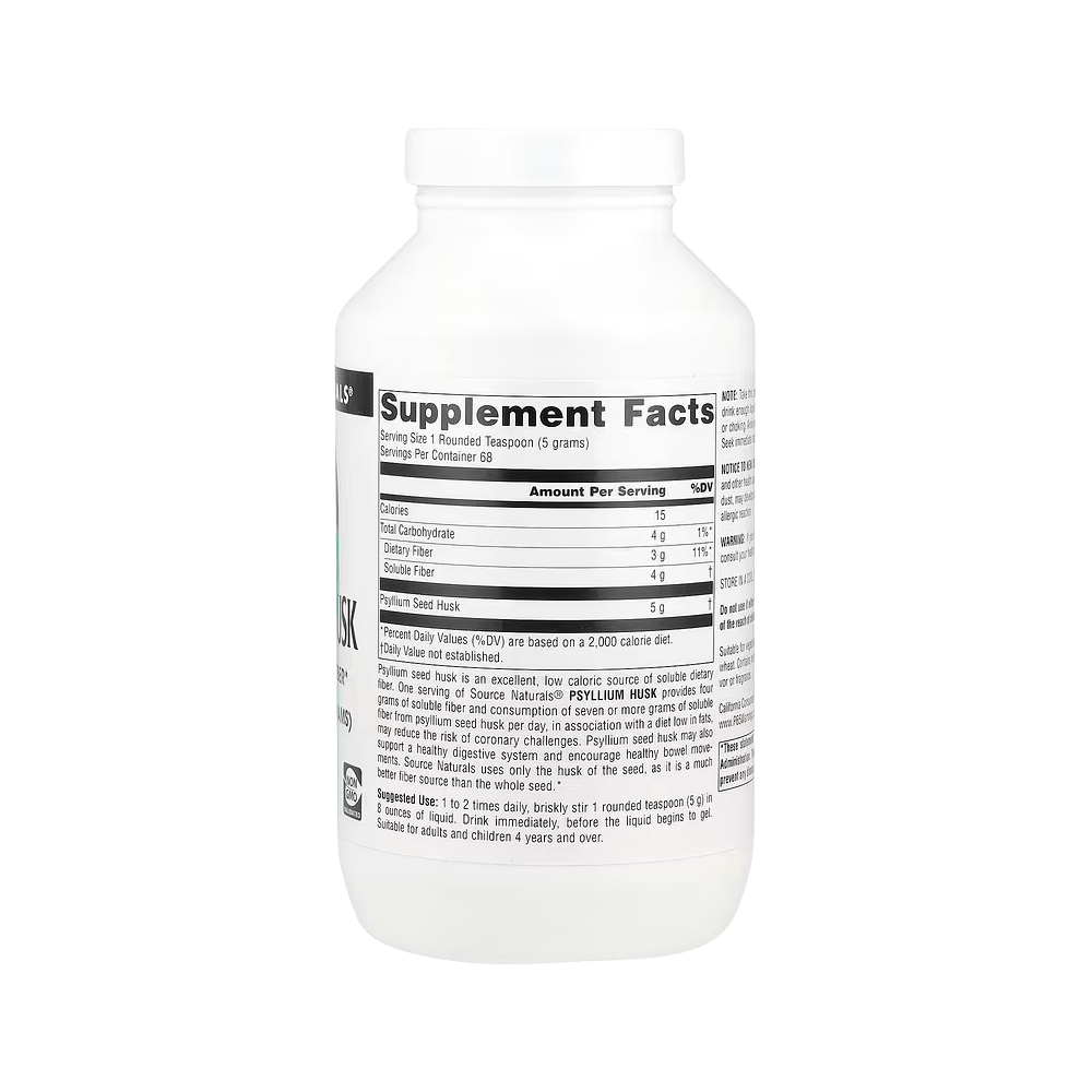 Source Naturals, Psyllium Husk Powder, 12 oz (340 g)