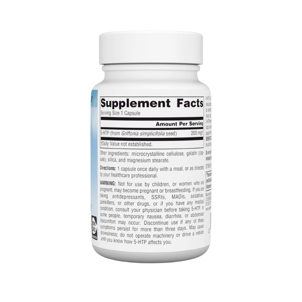 Source Naturals, Serene Science 5-HTP 200 mg - 60 Capsules
