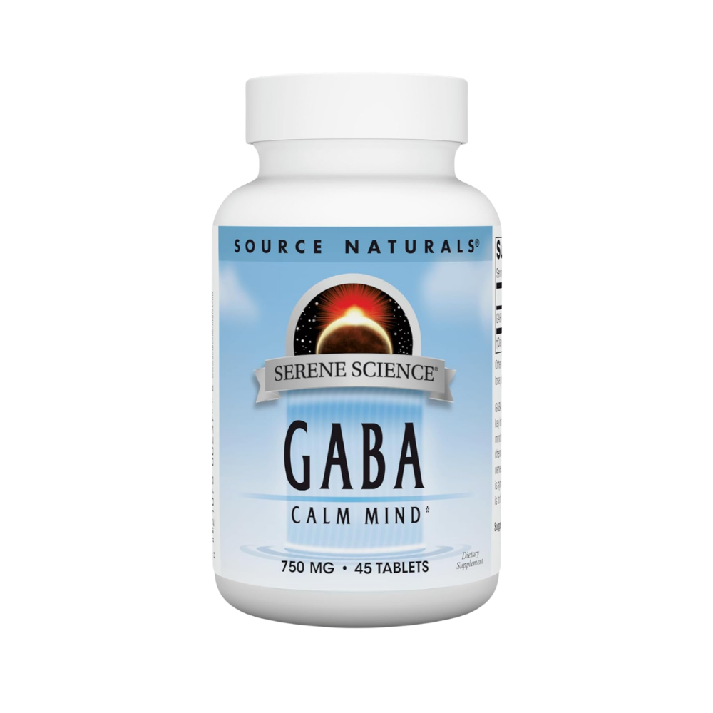 Source Naturals, Serene Science, GABA, 750mg, 45 Tablets