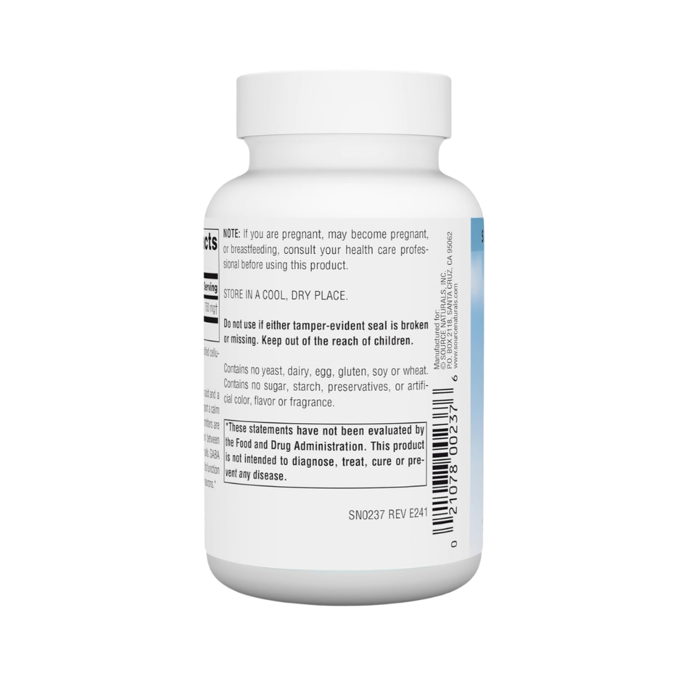 Source Naturals, Serene Science, GABA, 750mg, 45 Tablets