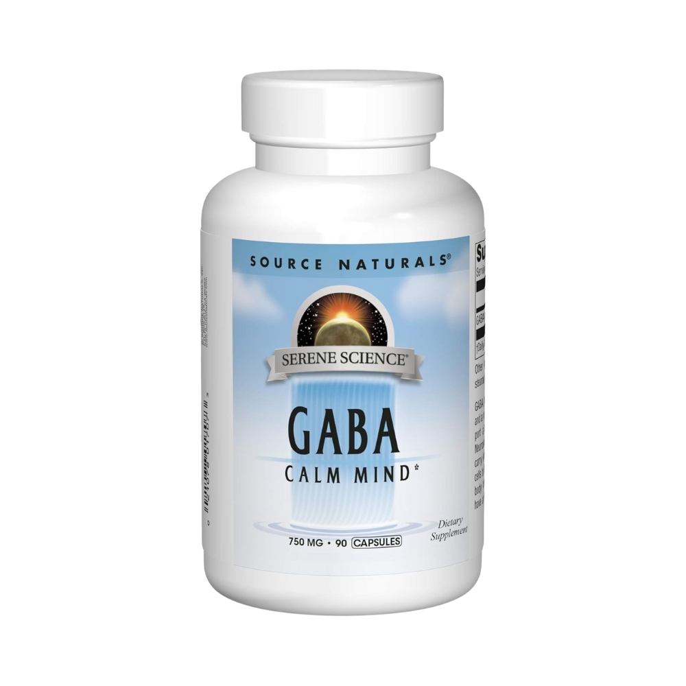 Source Naturals, Serene Science GABA 750mg, 90 Capsules