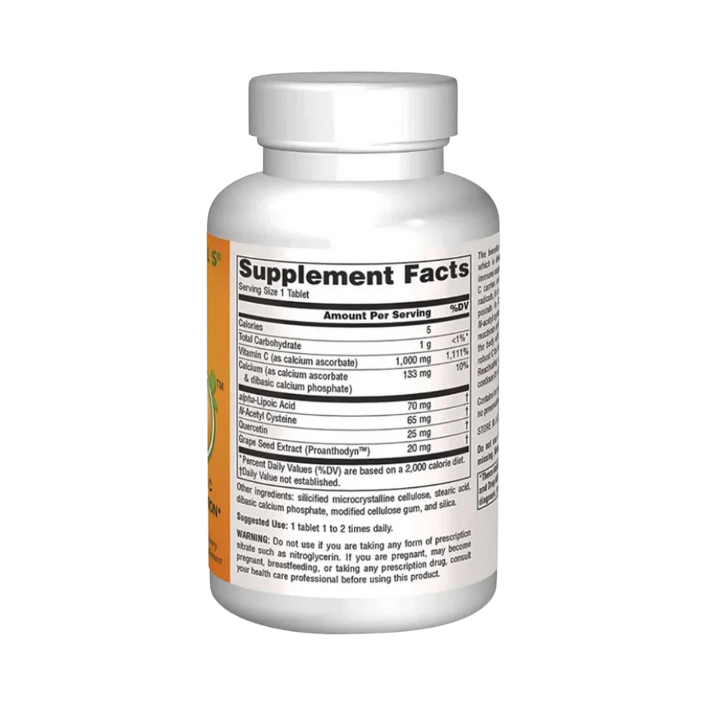 Source Naturals, Systemic C 1000mg, 50 tablets