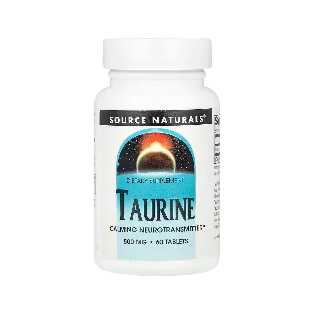 Source Naturals, Taurine, 500 mg, 60 Tablets