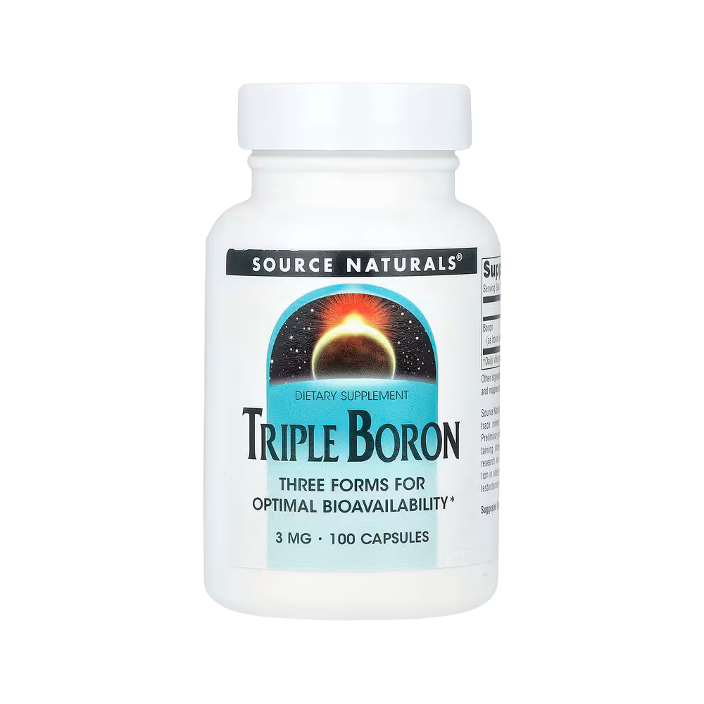 Source Naturals, Triple Boron (3mg), 100 Capsules