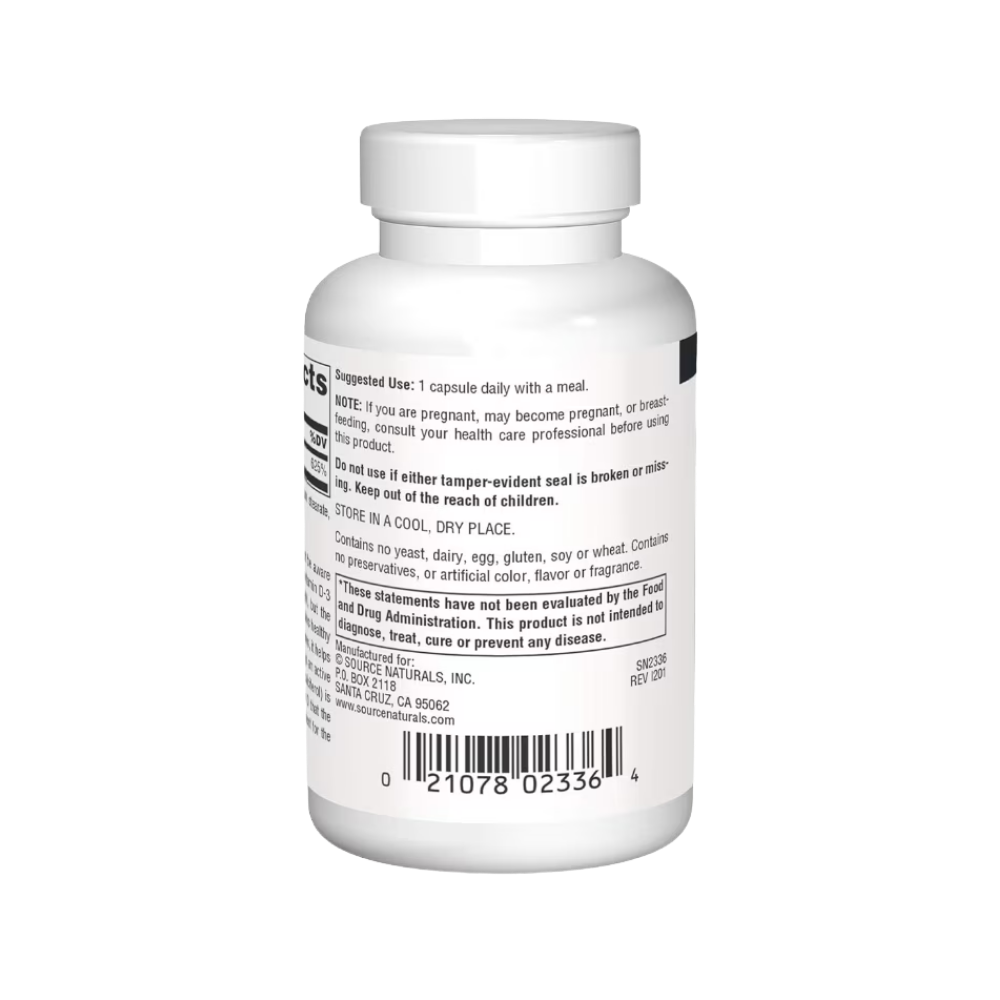 Source Naturals, Vitamin D-3, 125mcg, (5,000 IU), 60 Capsules
