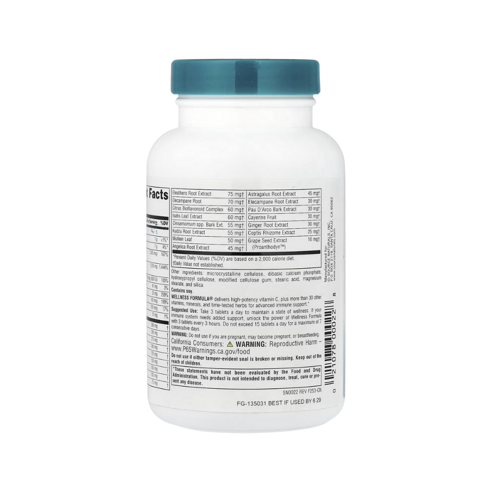 Source Naturals, Wellness Formula, 45 tablets