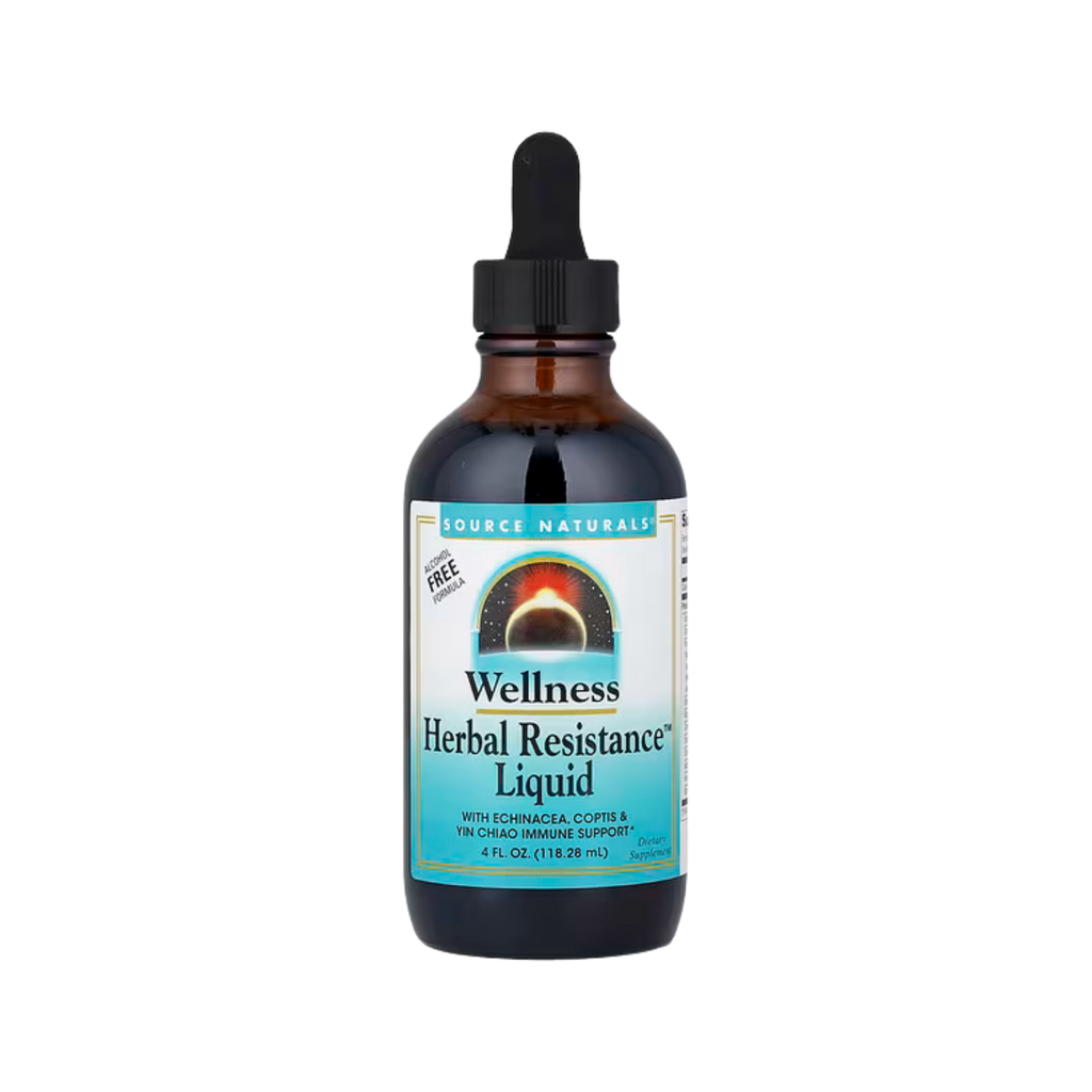 Source Naturals, Wellness Herbal Resistance™ Liquid, Alcohol Free, 4 fl oz (118.28 ml)