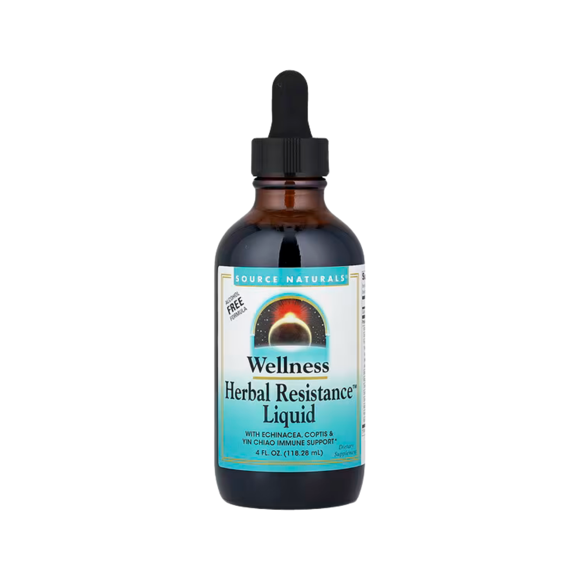 Source Naturals, Wellness Herbal Resistance™ Liquid, Alcohol Free, 4 fl oz (118.28 ml)