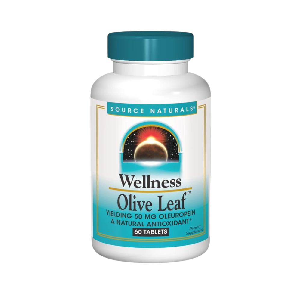 Source Naturals, Wellness Olive Leaf, 60 tablets