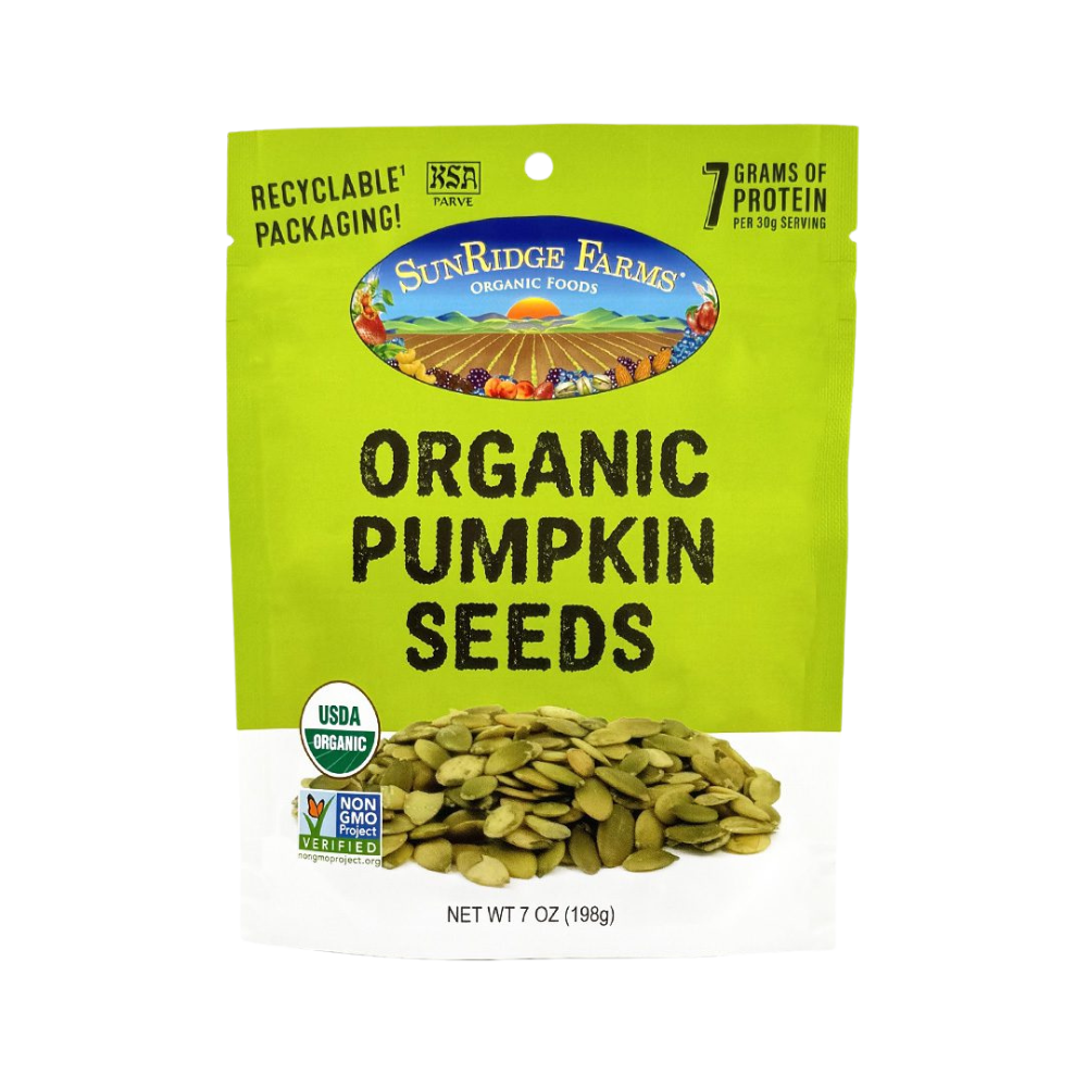 SunRidge Farms, Organic Pumpkin Seeds 2.4 oz (68g)