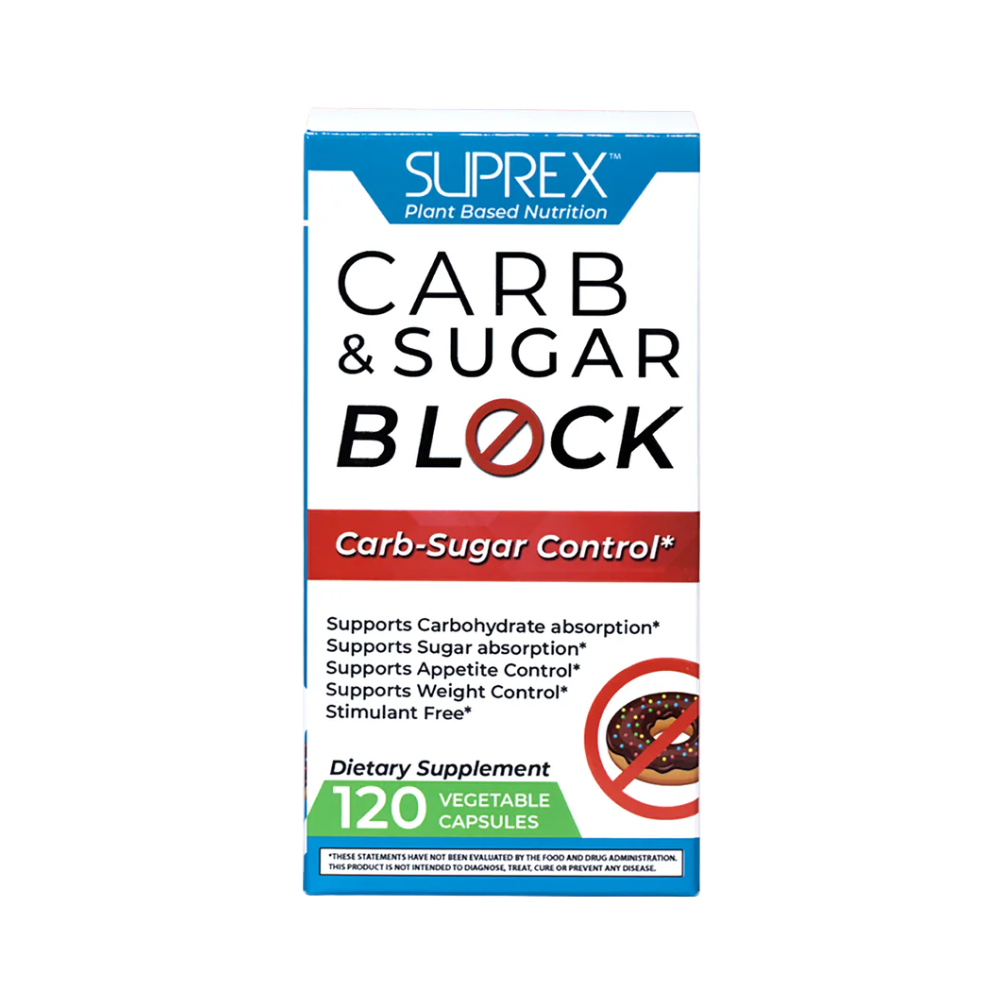 Suprex, Carb & Sugar Block, 120 vegetarian capsules