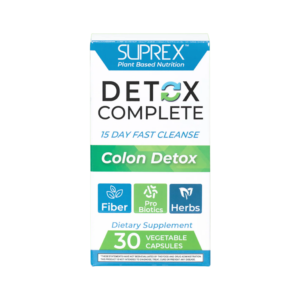 Suprex, Detox Complete, Colon detox, 30 vegetarian capsules
