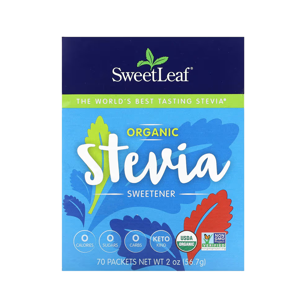 SweetLeaf, Organic Stevia Sweetener, 70 packets 2oz (56.7)