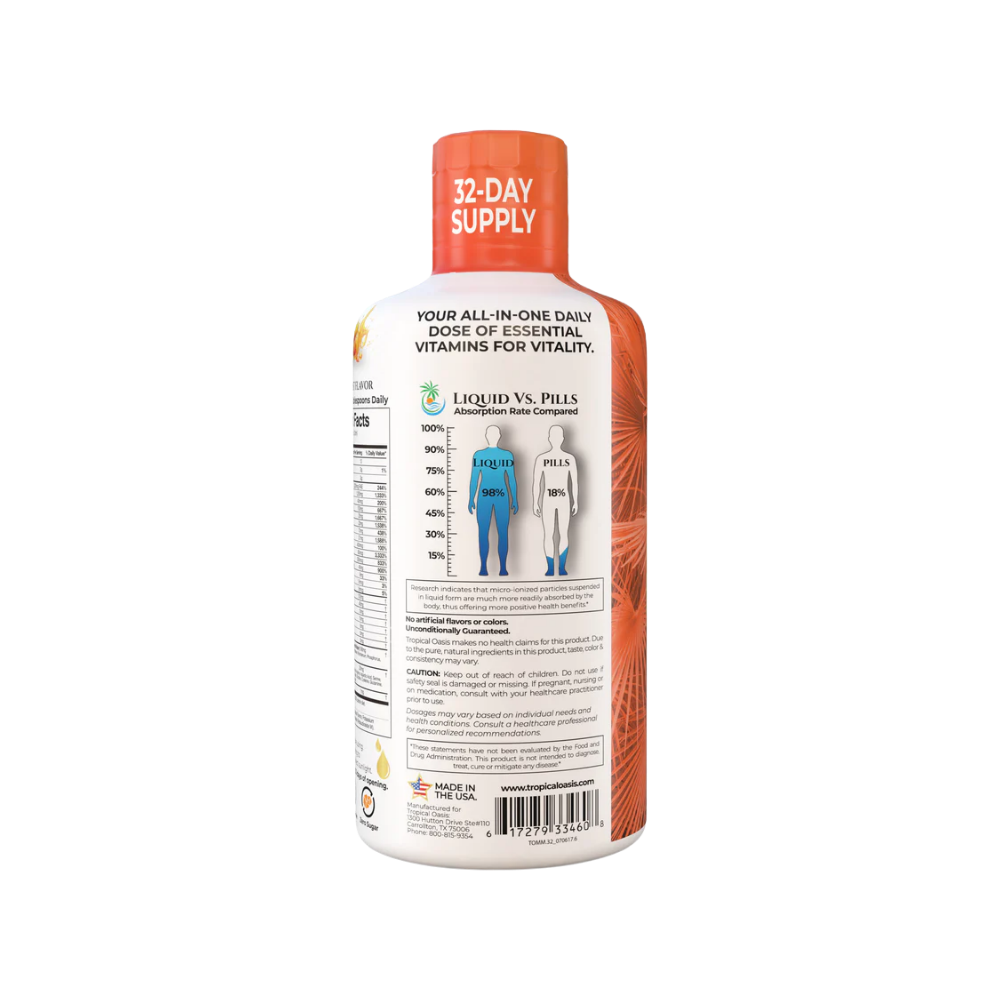 Tropical Oasis, Mega Premium, Multi- Vitamin, 32oz (960mL)