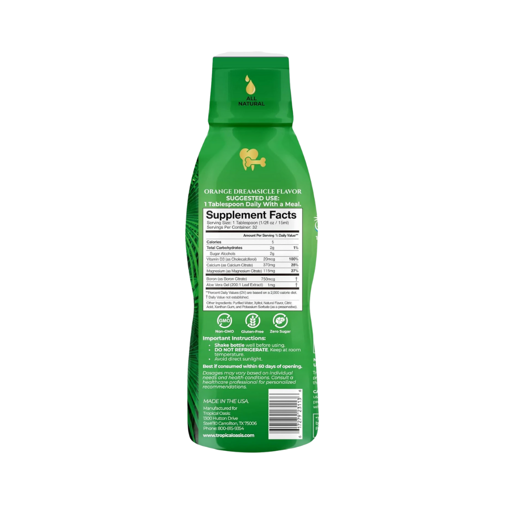 Tropical Oasis, Premium Calcium Magnesium, 16fl oz (480ml)