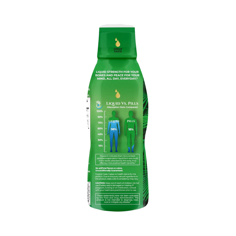 Tropical Oasis, Premium Calcium Magnesium, 16fl oz (480ml)