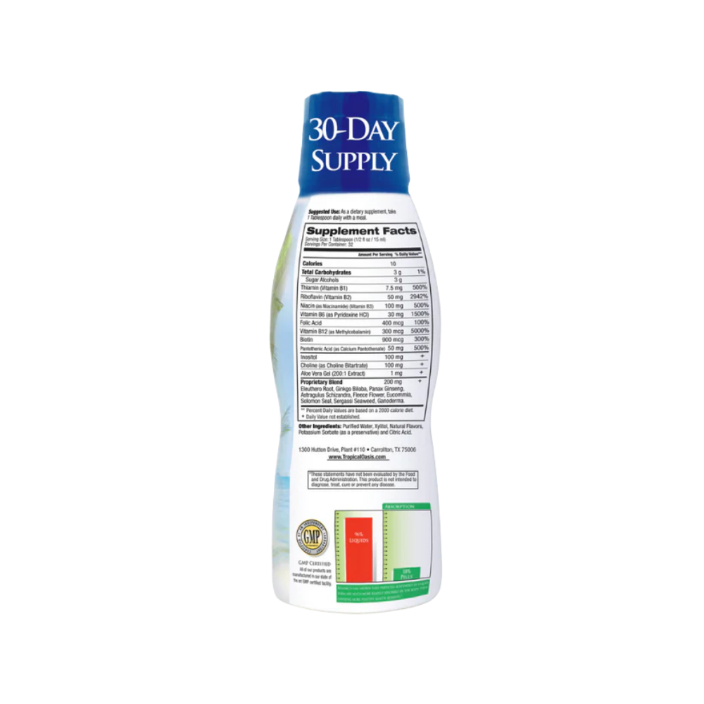 Tropical Oasis, Premium, Liquid B-Complex, 16oz (480ml)