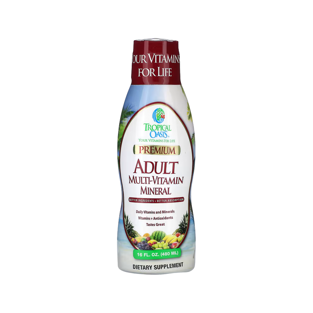 Tropical Oasis, Premium Multi-Vitamin Mineral, For Adults, 16 fl oz (480 ml)