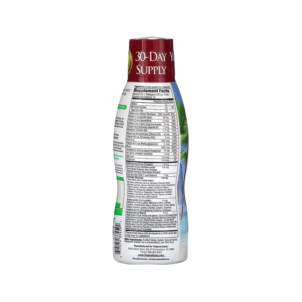 Tropical Oasis, Premium Multi-Vitamin Mineral, For Adults, 16 fl oz (480 ml)