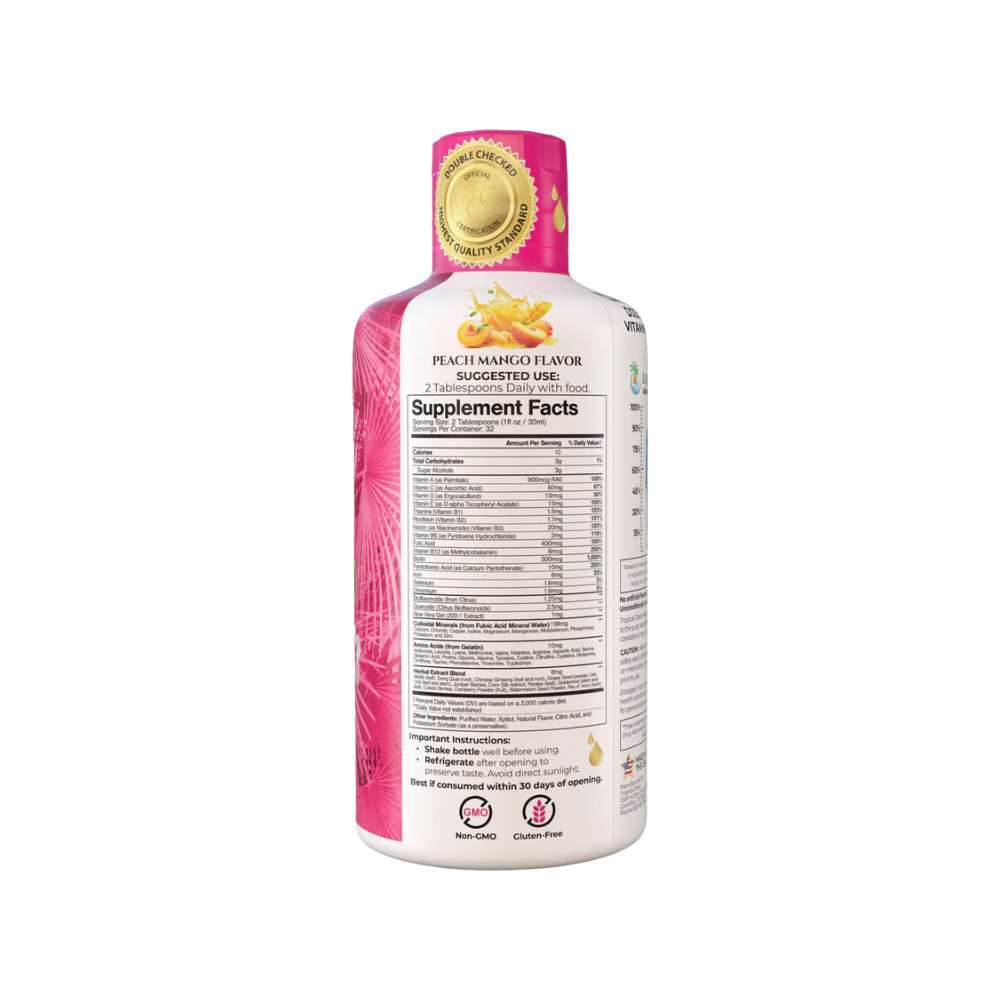 Tropical Oasis, Women’s M Premium Multi- Vitamin, 32 oz (960mL)