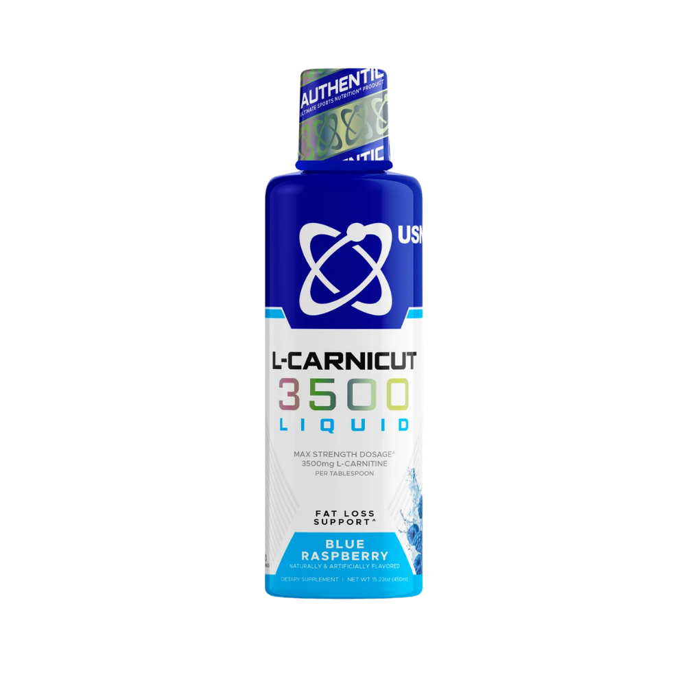 USN, L-Carnicut 3500 Liquid, Blue Raspberry Flavored, Fat Loss Support, 15oz (450ml)
