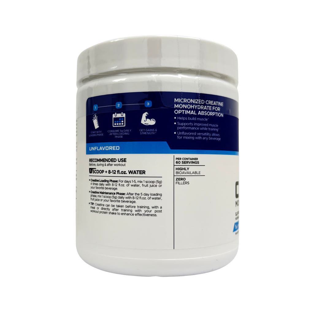 USN, Pure Creatine, Monohydrate Powder, 5g per serving